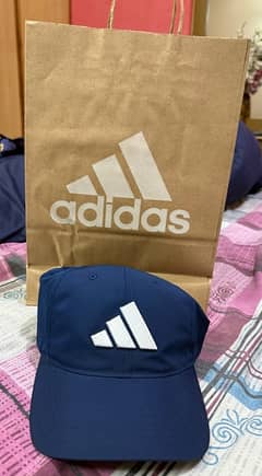 Adidas Original Cap With Adidas Hand Bag