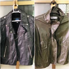 PREMIUM QUALITY PURE LEATHER JACKET PAIR FOR MENS AND WOMEN