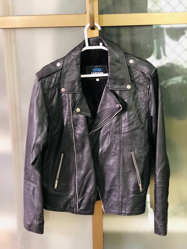 PREMIUM QUALITY PURE LEATHER JACKET PAIR FOR MENS AND WOMEN 2