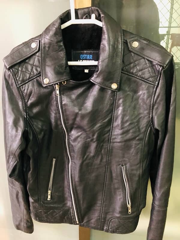 PREMIUM QUALITY PURE LEATHER JACKET PAIR FOR MENS AND WOMEN 6