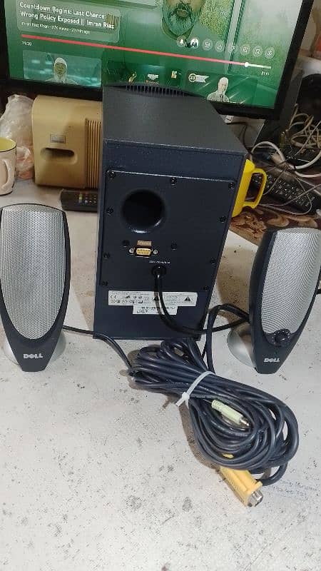 Dell 2.1 sound system. 1