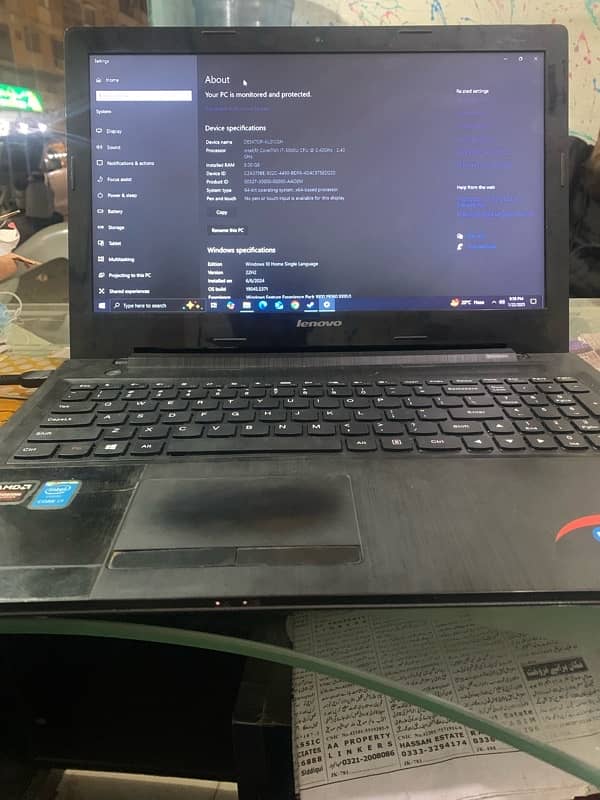 lenovo g50 cor i7 5th gen 8 gbram 256 ssd 2 gb amd r5 graphics  gaming 2