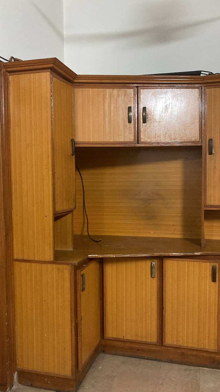 Wooden good quality almirah cabinets 1