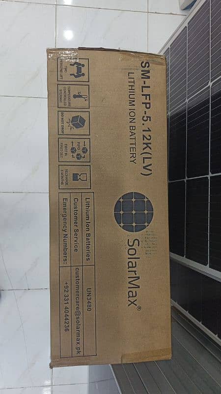 Solar Max lithium ion battery 48 volt 100 ampere 5.12 k (LV) 1