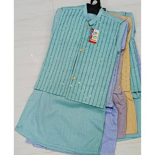 Boys Waistcoat Kurta Shalwar 0