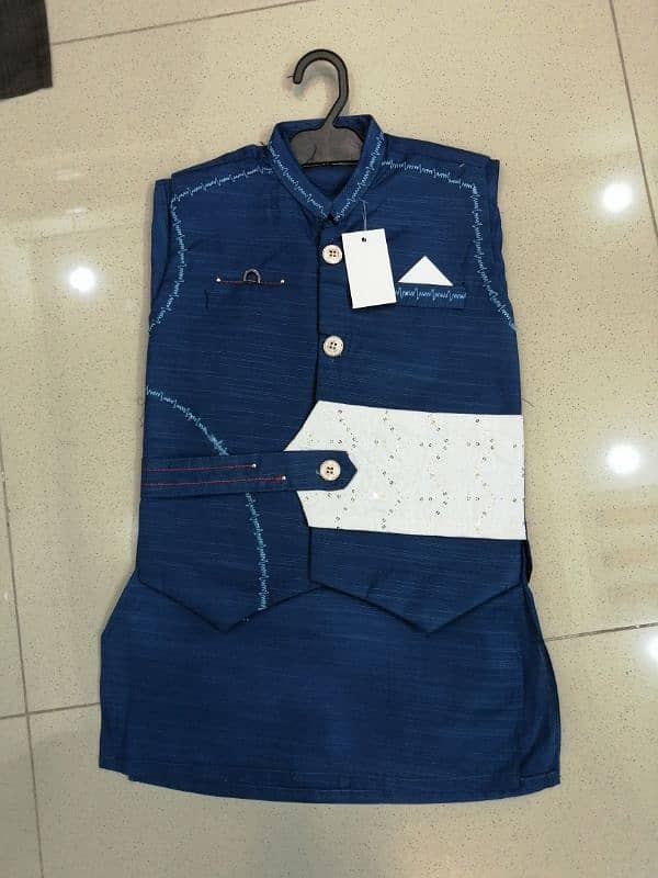 Boys Waistcoat Kurta Shalwar 4