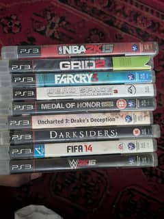 PS3 used 8 games 1200 each