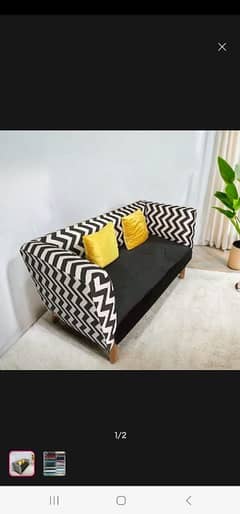 5 seater sofa set black and white