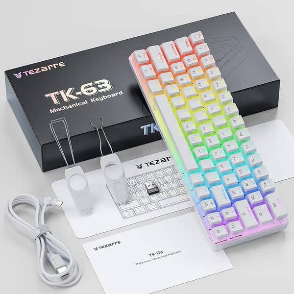 Tezarre tk63 pro mechanical keyboard 3