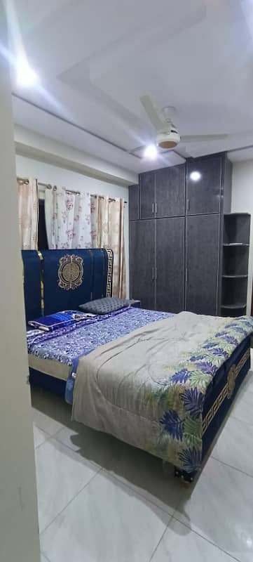 2Bed Luxury fully furnished Apartment For rent On possession flat In B-17 D Block Main markaz 13