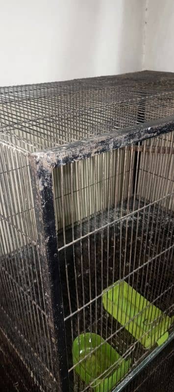 Big Size 2 PORTION  Birds Cage For Sell ( HARD AND BEST IRON) 4