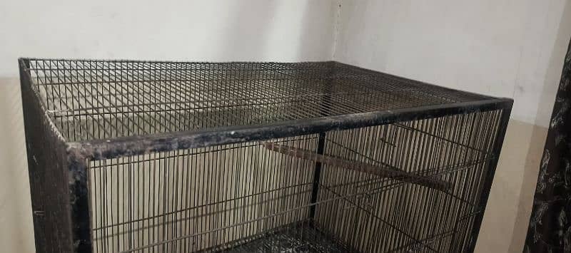 Big Size 2 PORTION  Birds Cage For Sell ( HARD AND BEST IRON) 5