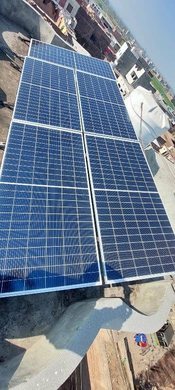 5 solar panel inverx 400 watts with stand 1