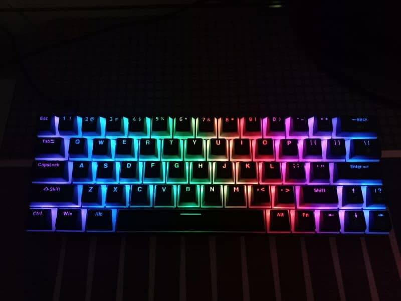 Tezarre TK63 Pro RGB Wireless Mechanical Gaming Keyboard Black 2