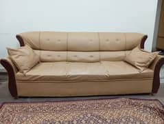 brown sofa