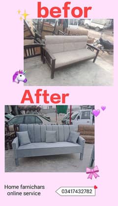 sofa repair online service A K furnichars 03125118994