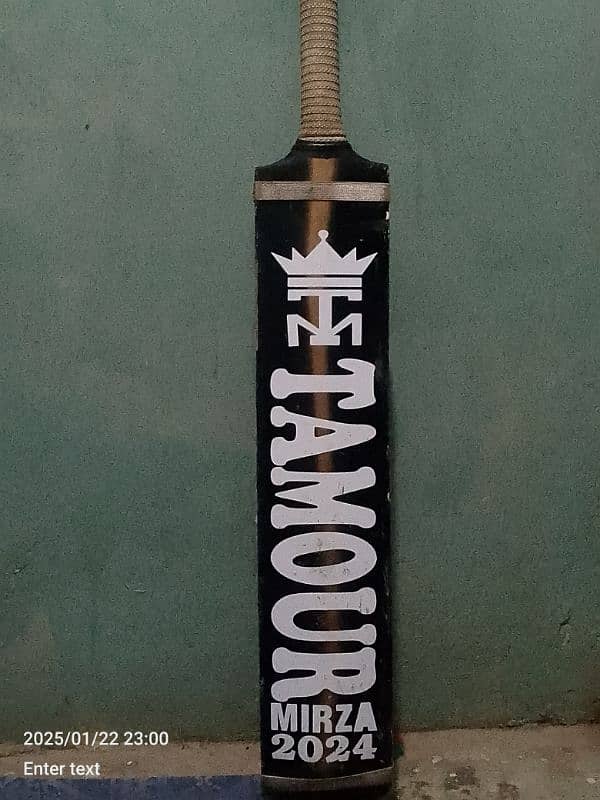 taimoor Mirza player edition bat 2