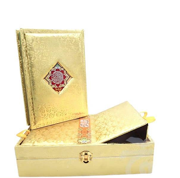 Wooden Quran box with stand 0