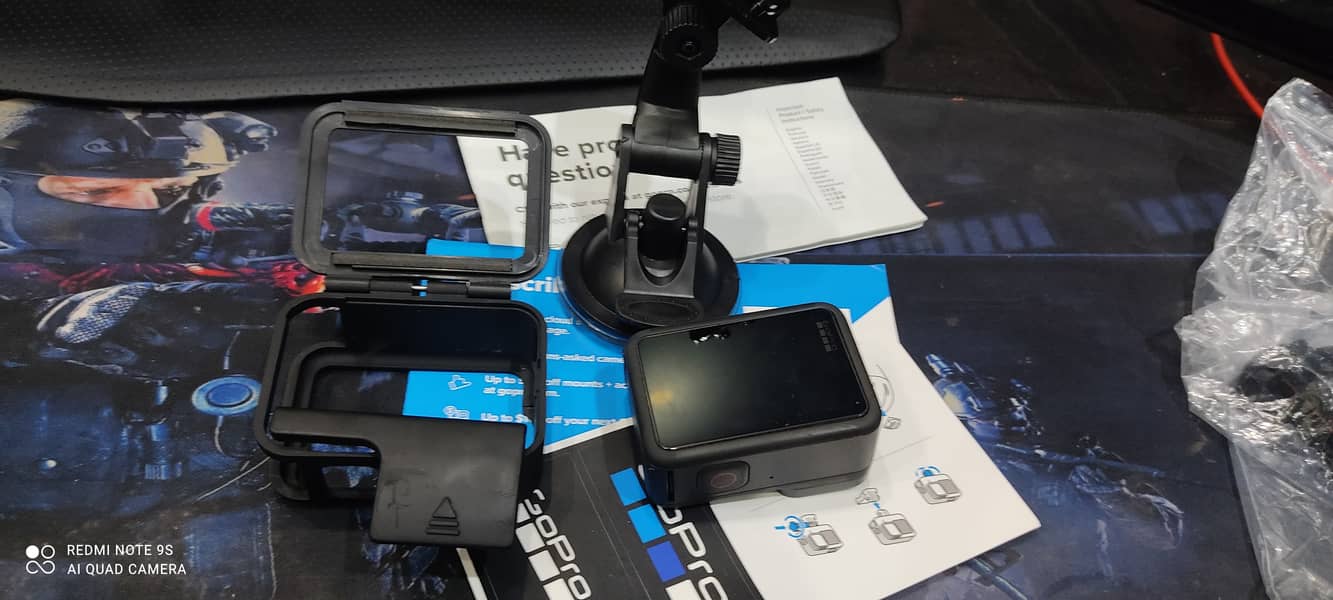 Gopro Hero 9 Motovlog Accessories + Bags + 64GB Card 10/10 Condition 1