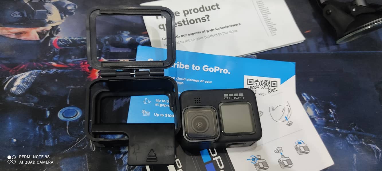 Gopro Hero 9 Motovlog Accessories + Bags + 64GB Card 10/10 Condition 4