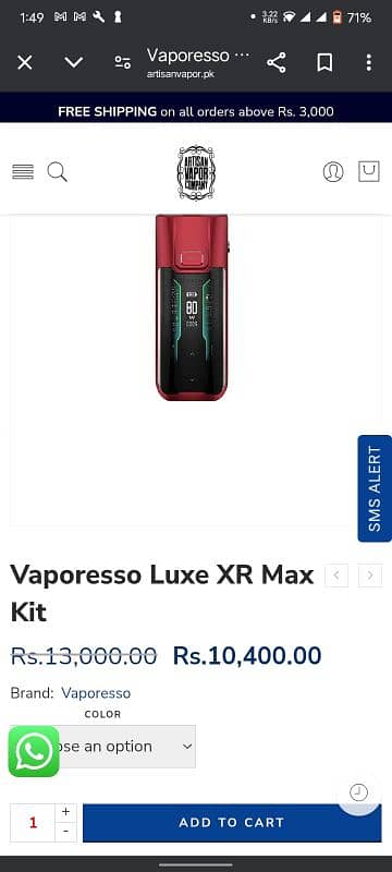 The Vaporesso Luxe XR Max VAPE KIT || 80 watts 3