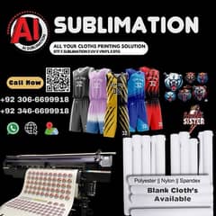 Sublimation Printing and DTF Printing for  Sialkot Exporters