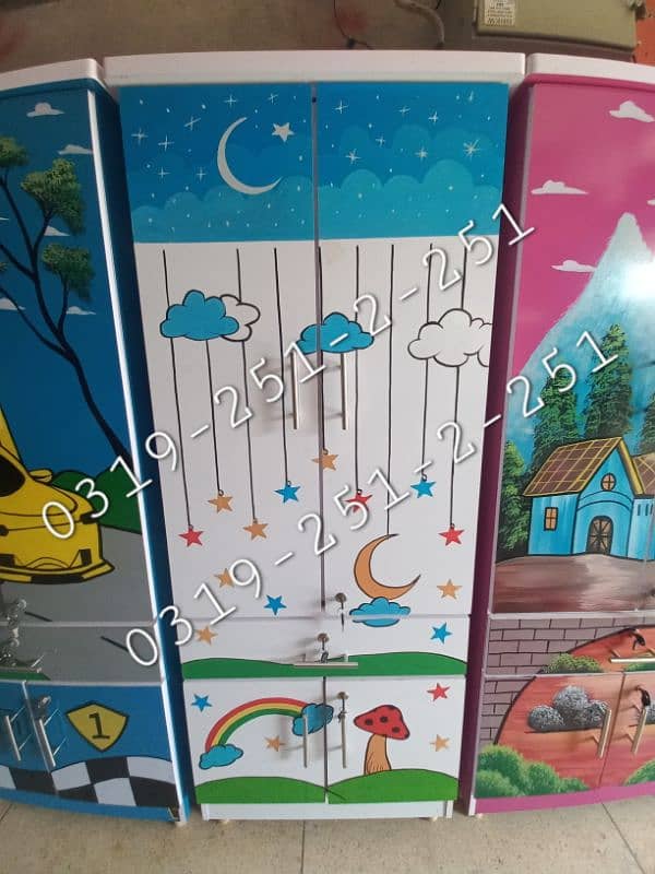 Kids wardrobe size 2.5x6 ft lamination patex 3