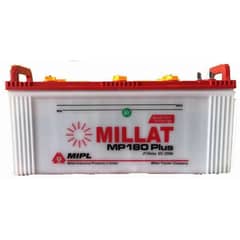 Millat battery MP 180 plus/(21 plates,12v,120Ah