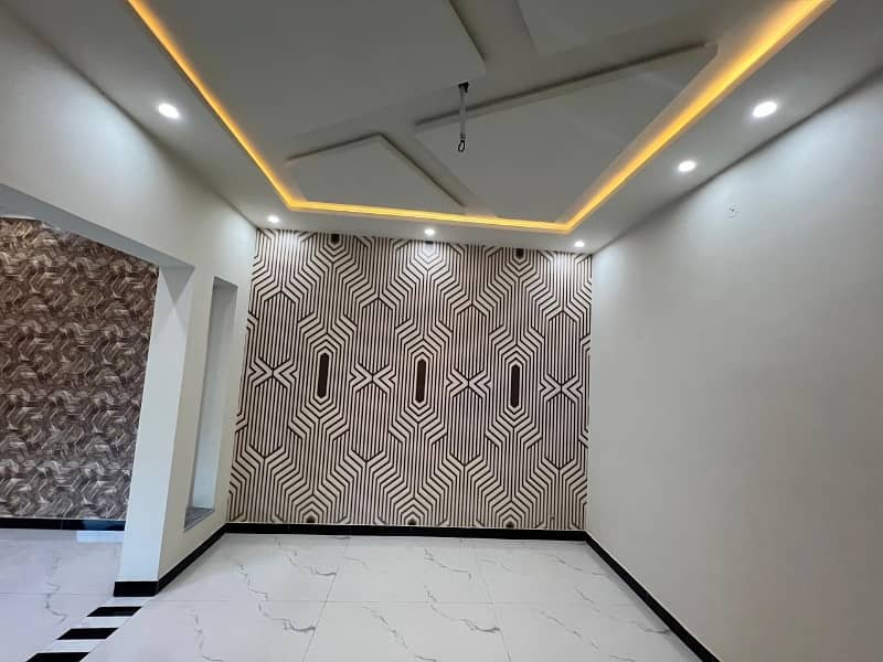 Brand New Alomst 6 Marla House For Sale In Price Of 5 Marla Very Attractive And Expensive Lucation Having 4 Beds Proper Drawing Dining Sepread With Washroom 5