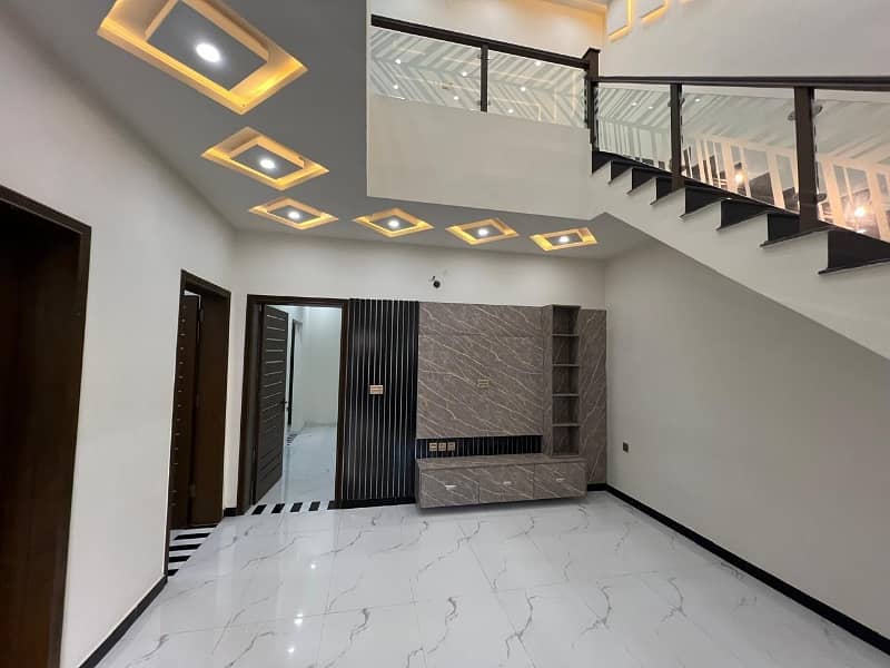 Brand New Alomst 6 Marla House For Sale In Price Of 5 Marla Very Attractive And Expensive Lucation Having 4 Beds Proper Drawing Dining Sepread With Washroom 8