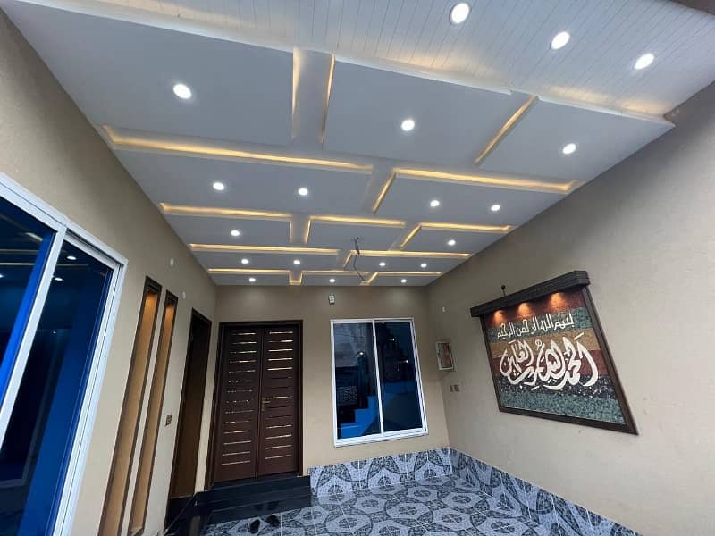 Brand New Alomst 6 Marla House For Sale In Price Of 5 Marla Very Attractive And Expensive Lucation Having 4 Beds Proper Drawing Dining Sepread With Washroom 10