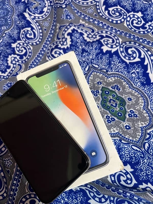 iPhone x 256gb PTA approve with box 2