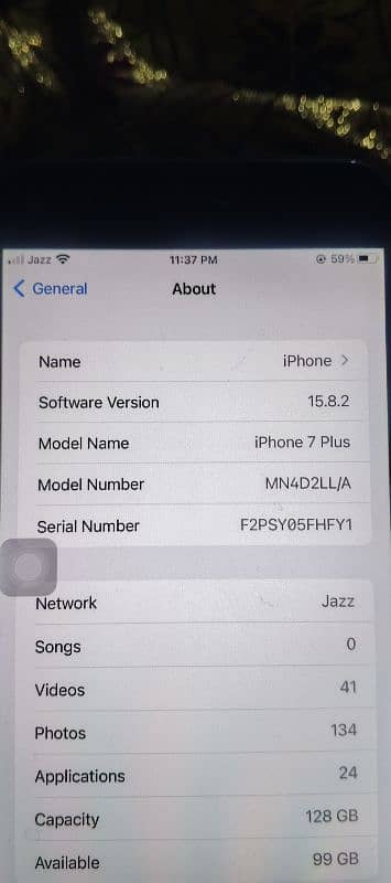 Iphone 7 Plus 128 GB PTA approve official 2