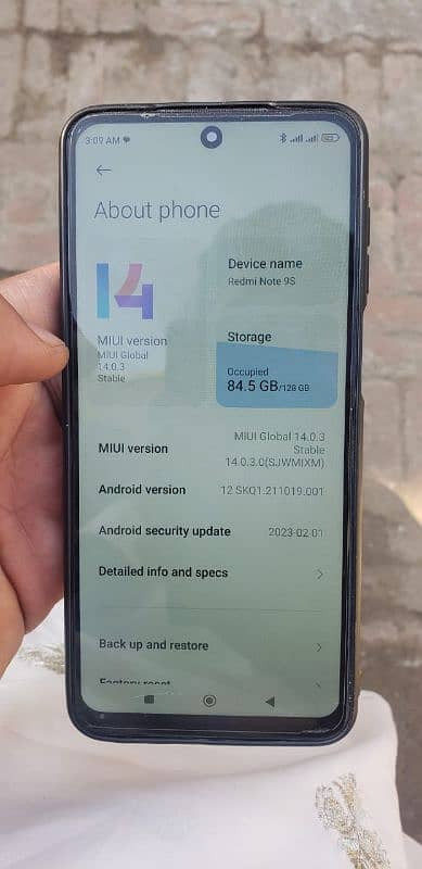 Redmi note 9s for sale no box no open no repear original phone 10