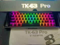 tezarre TK63 pro full RGB gaming mechanical keyboard