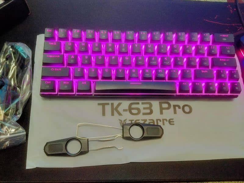 tezarre TK63 pro full RGB gaming mechanical keyboard 2