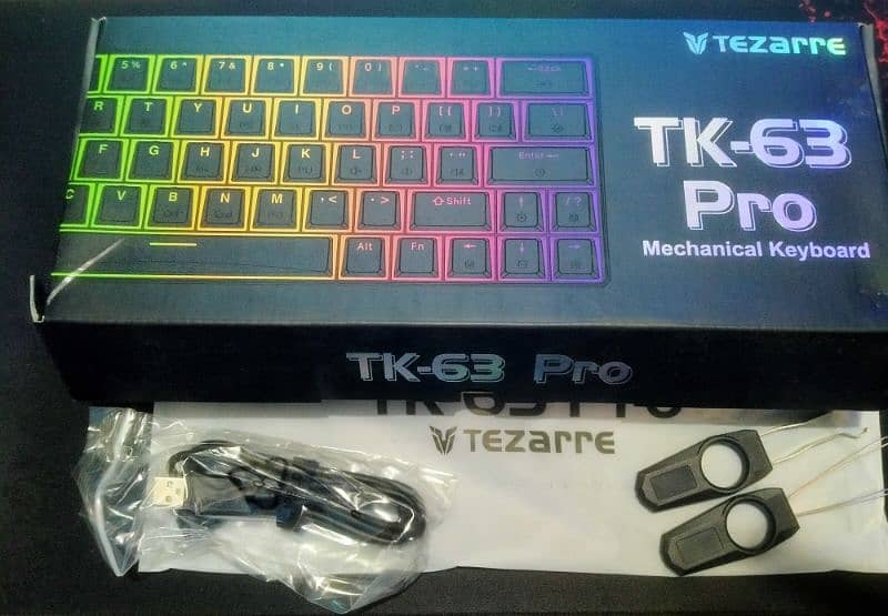 tezarre TK63 pro full RGB gaming mechanical keyboard 3