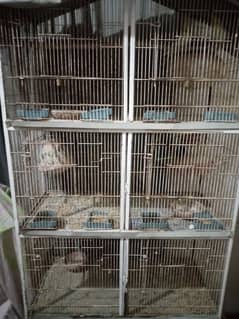 8 partition cage is available for sale