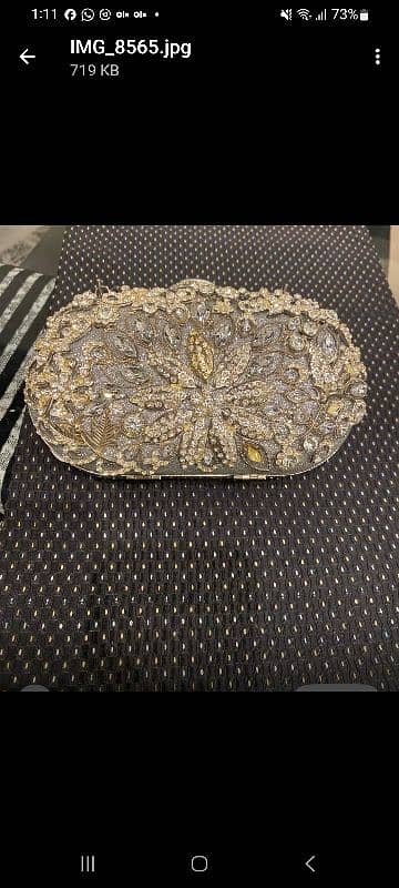 beautiful bridal clutch 0