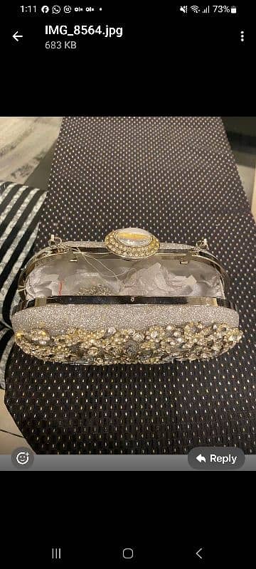 beautiful bridal clutch 1