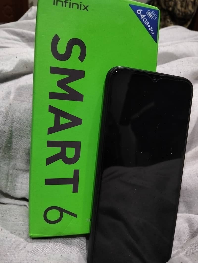 Infinix smart 6 3 gb rom and 64 gb ram 0