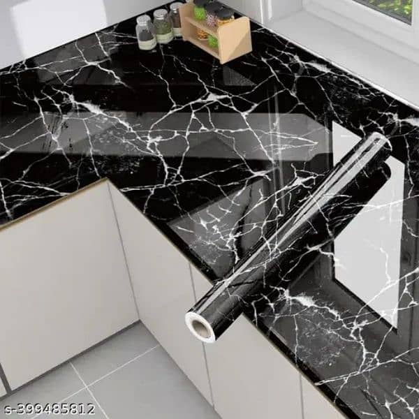 Marble Sheet Sticker | White & Grey,Black & White | 60 x 200 cm 10