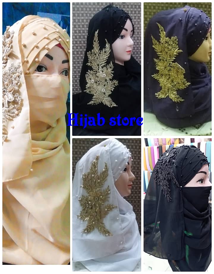 Simple and stylish hijab available in reasonable price 0