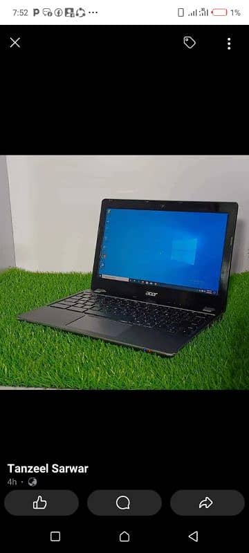 Acer c740 Intel Celeron 5th generation 4gb ram 128ssd laptop for sale 0