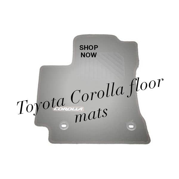 Toyota Corolla Carpet floor mats 0