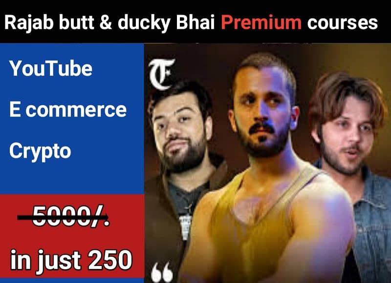 Rajab butt and ducky Bhai premium course 0