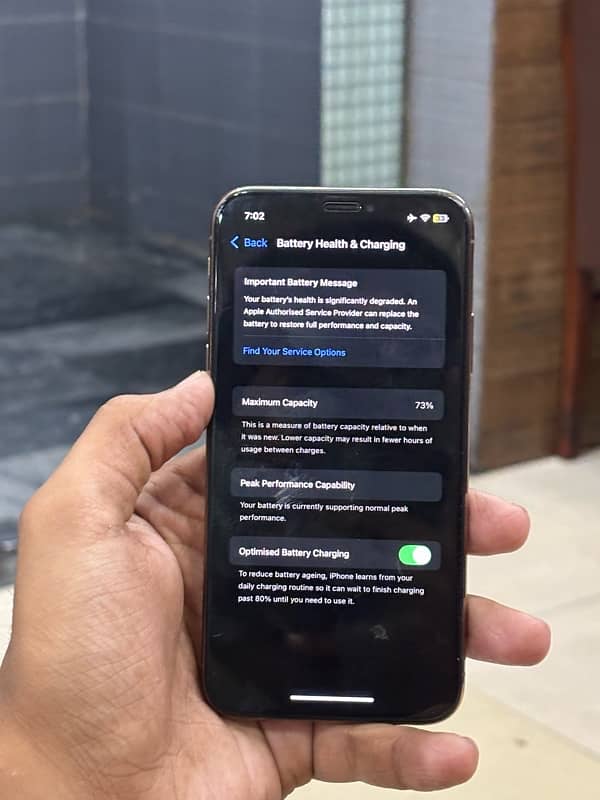 IPHONE XS 256GB NON PTA EXCHANGE POSSIBLE 7