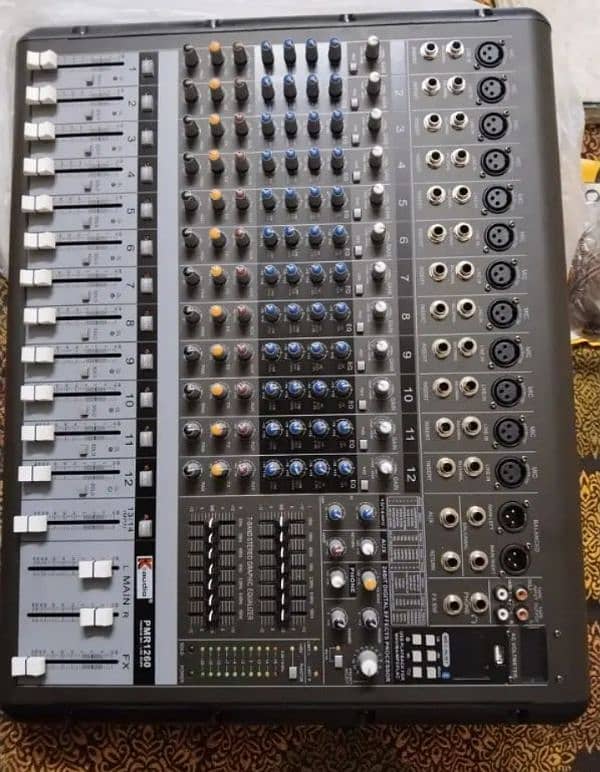 k audio new mixer  12 Channels low price urgent sale 0