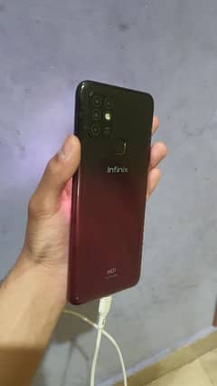 (Infinix Hot 10 )  (10/8)  (4/128)