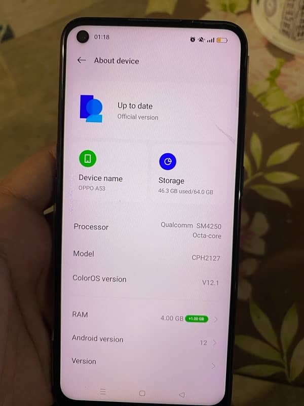 OPPO A53 10/10 almost new 5